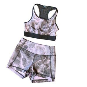 5.11 Tactical PT-R Max Effort 3" Short & Racerback Sports Bra 2-Pc Set XS #315G